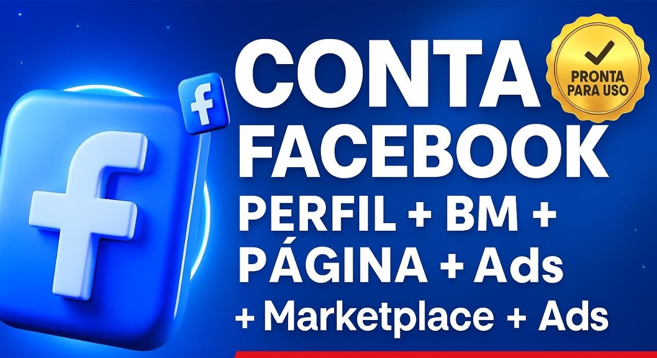 🔥 Facebook Conta de Anúncio – Conta Antiga +6 Meses, Pronta Para Usar